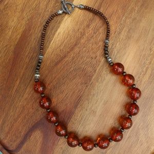 Translucent Bead Necklace